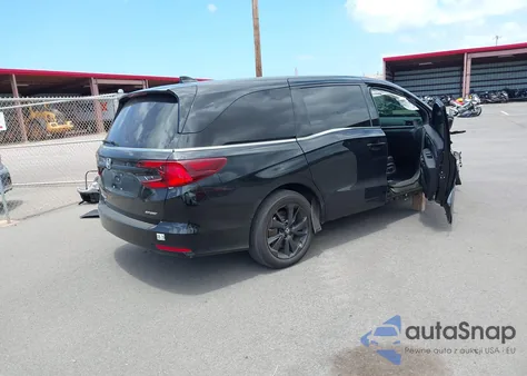 2024 Honda Odyssey Sport from USA, damaged, VIN 5FNRL6H76RB066375